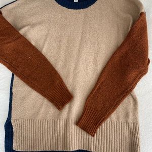 Colorblock sweater